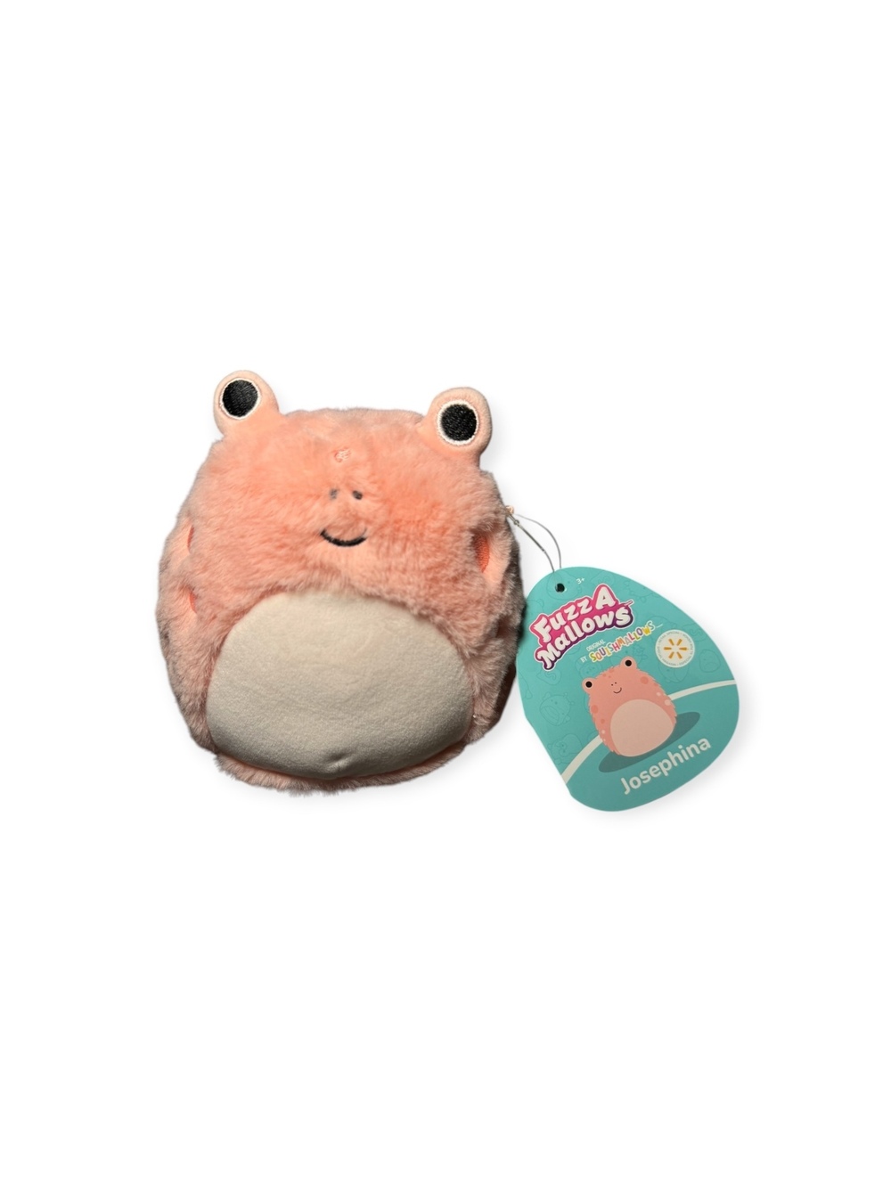 Squishmallow Josephina the Tadpole with Tags. 5” pink fruit frog friend NWT
